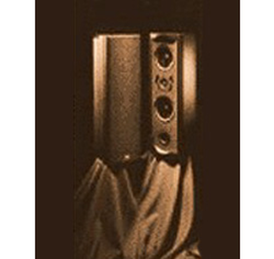 SAT 2 - Black - Dual 3-1/2 inch Satellite. Part of the SOUNDEFFECTS MUSIC 2 and MOVIES 2 systems. - Hero